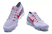 femmes nike air vapormax flyknit moc flyknit gray red